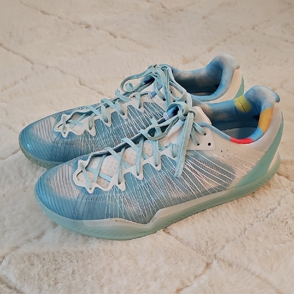 Serious Player Only Player 1 Plus Basketball Sneakers, Size 11, Blue Ciel Color